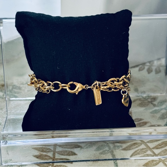Coach Gold Hearts Chain Bracelet - Picture 6 of 8